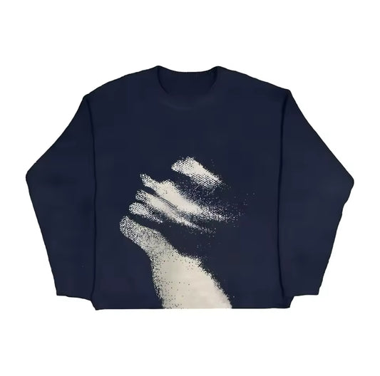 ARYE™ SWEATER - Distorted Navy