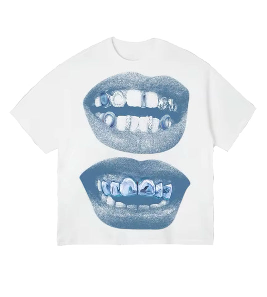 ARYE™ T-SHIRT - Blue Grills White