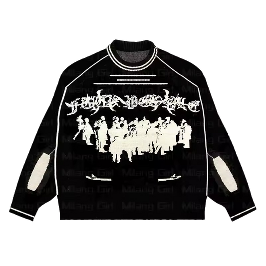 ARYE™ SWEATER - Population Black