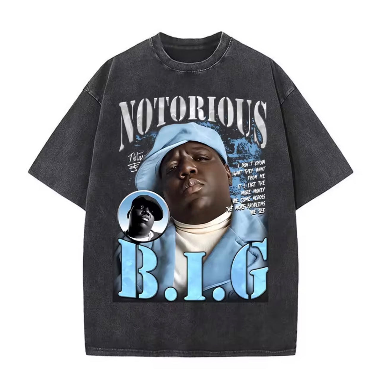ARYE™ T-SHIRT - Notorious Biggie Black